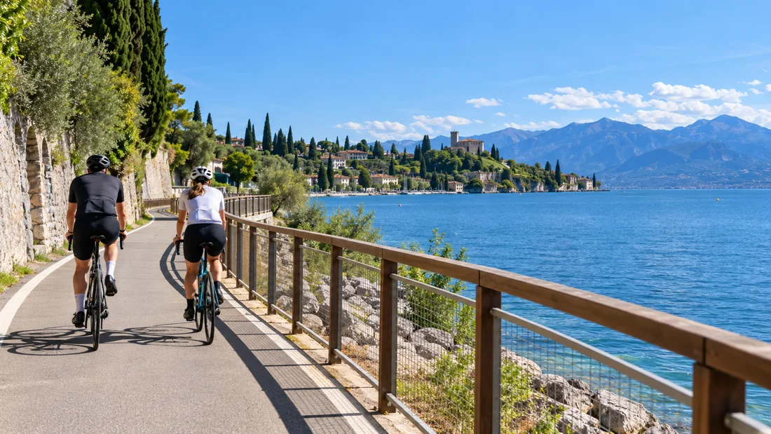 La Ciclovia del Garda lungo il lago